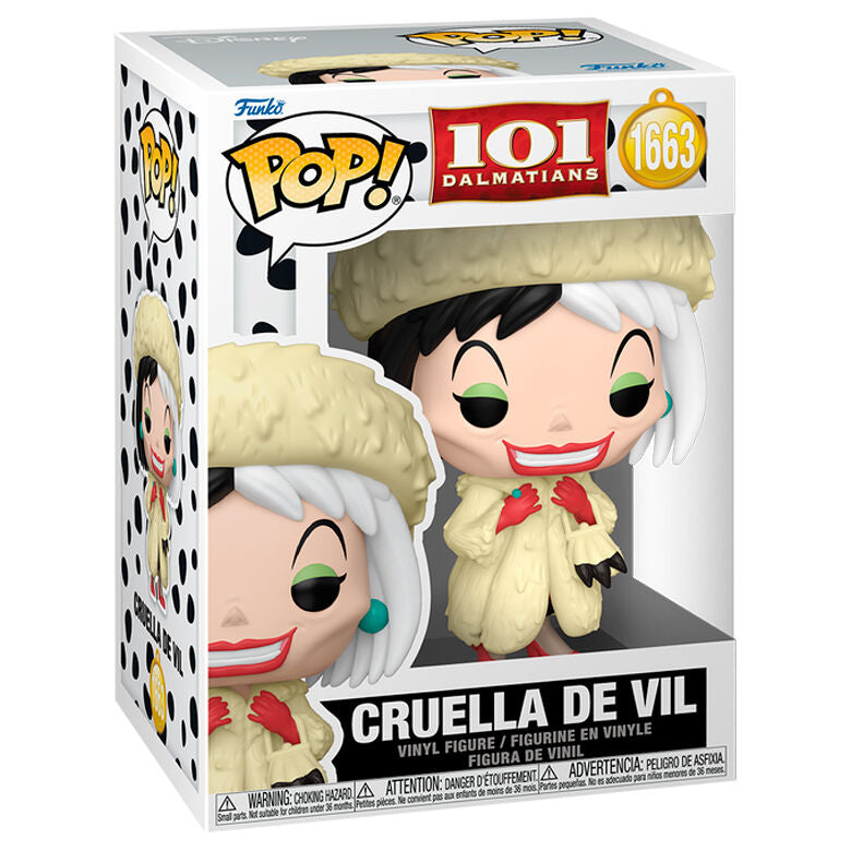 Figurine Funko POP! Disney 101 Dalmatas Cruella de Vil, vue 2