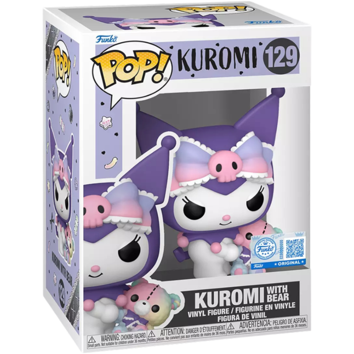 Figurine Funko POP! Kuromi Kuromi with Bear Exclusive, vue 2