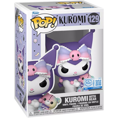 Figurine Funko POP! Kuromi Kuromi with Bear Exclusive, vue 2