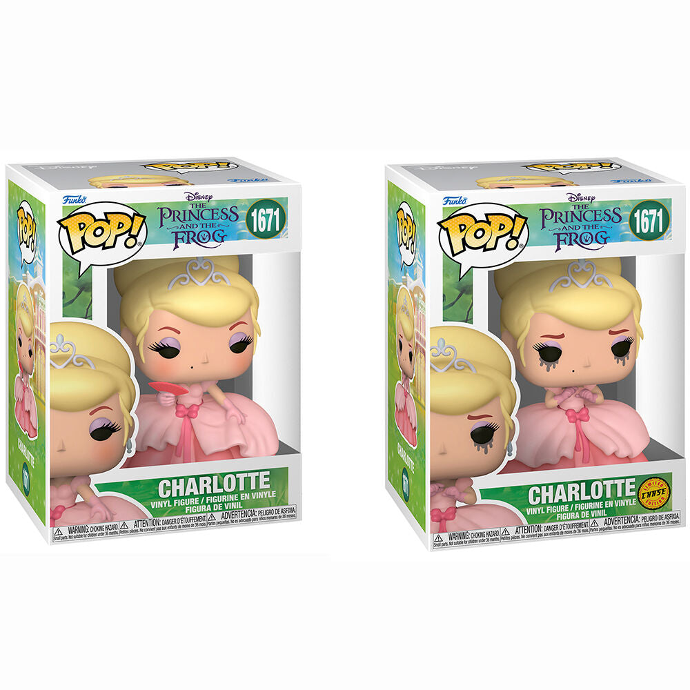 Figurine Funko POP! Disney Tiana y el Sapo Charlotte 5 + 1 Chase, vue 5