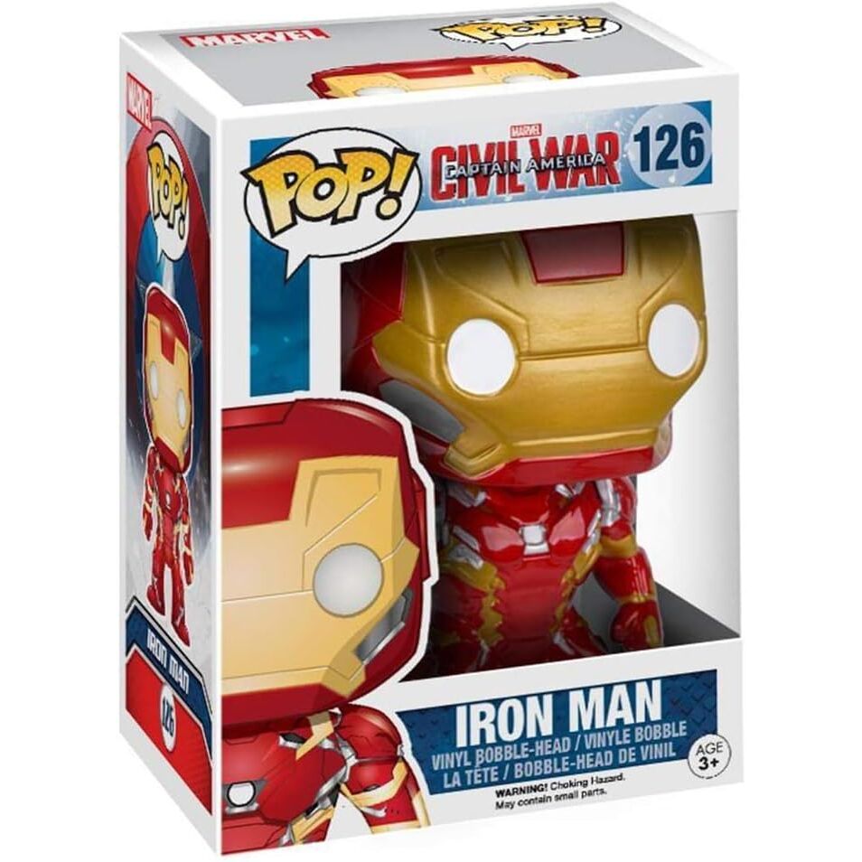 Figurine Funko POP! Marvel Civil War Iron Man, vue 3