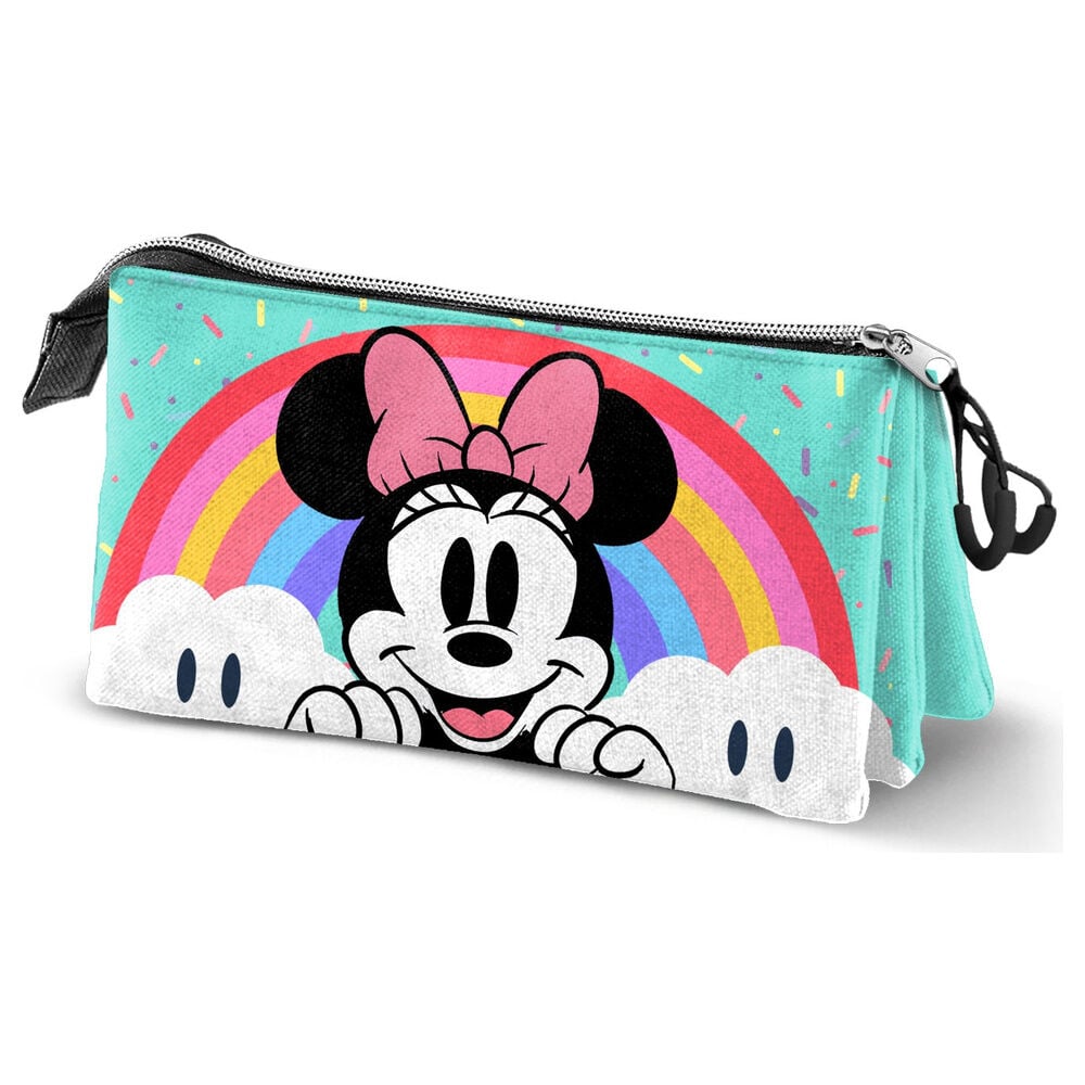Trousse triple Disney Minnie Rainbow