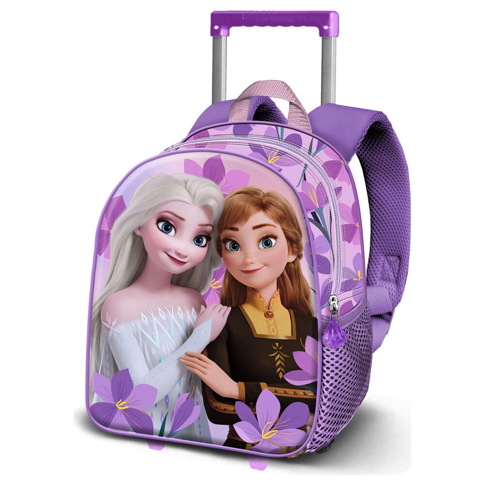 Cartable à roulettes 3D Disney Frozen Violet 31 cm