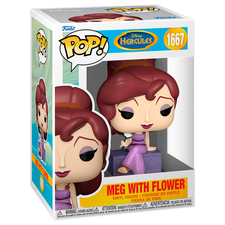 Figurine Funko POP! Disney Hercules Meg with Flower, vue 2