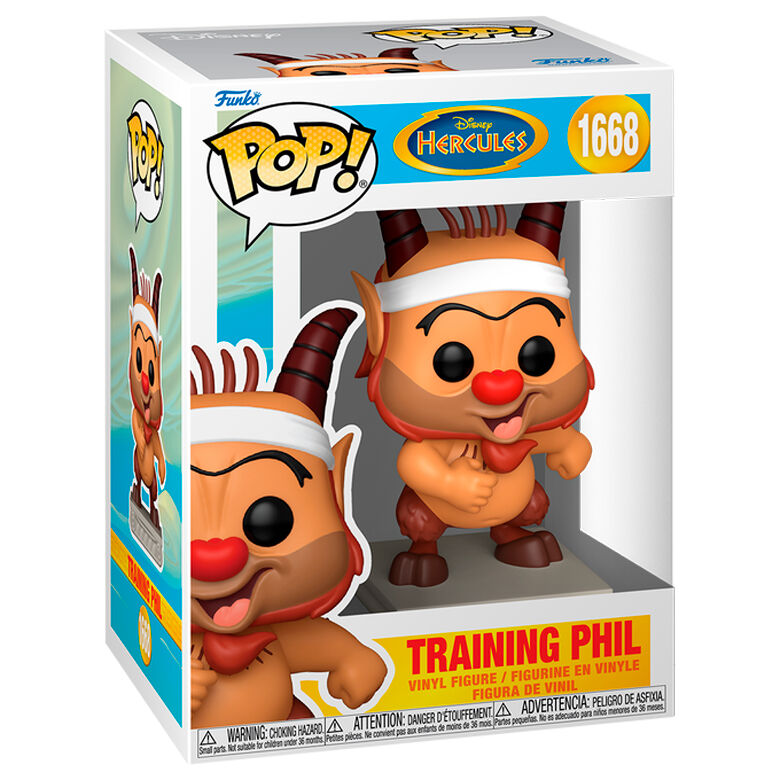 Figurine Funko POP! Disney Hercules Training Phil, vue 2
