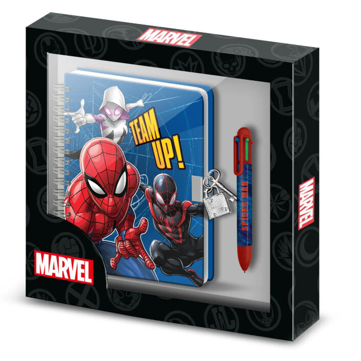 Agenda Marvel Spiderman + pen
