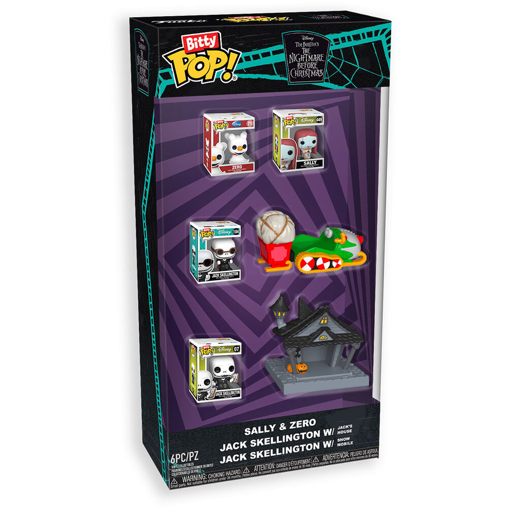 Figurine Funko POP! Set Figura Bitty POP Starter Disney Pesadilla Antes de Navidad