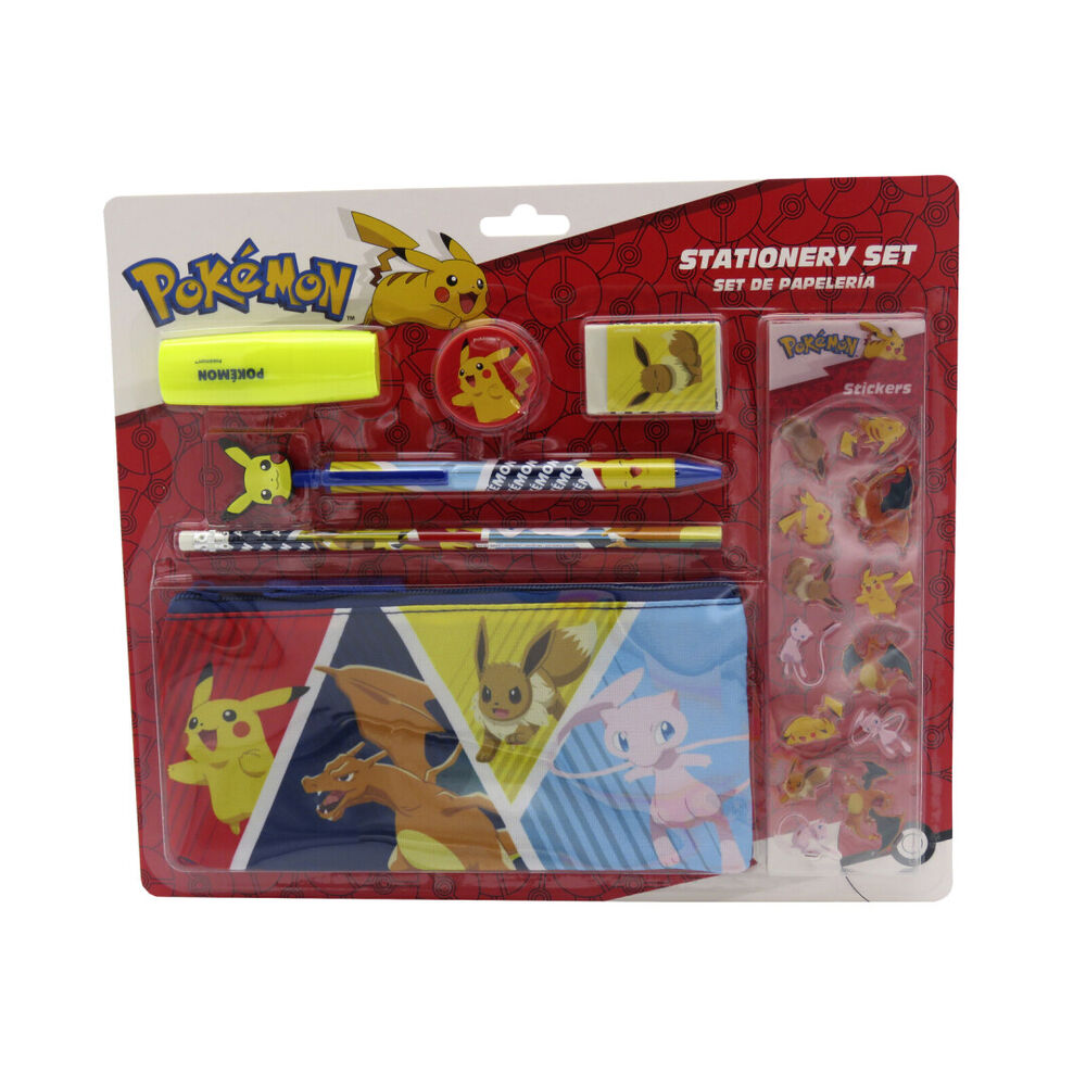 Set de papeterie Pokemon stationary