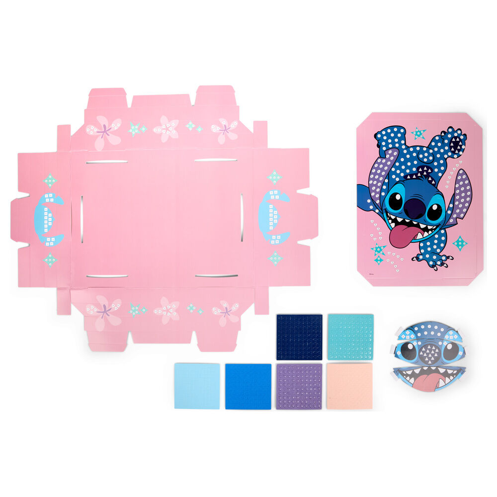 Coloriage Disney Stitch 3D paper craft, vue 2