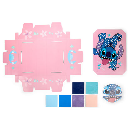 Coloriage Disney Stitch 3D paper craft, vue 2