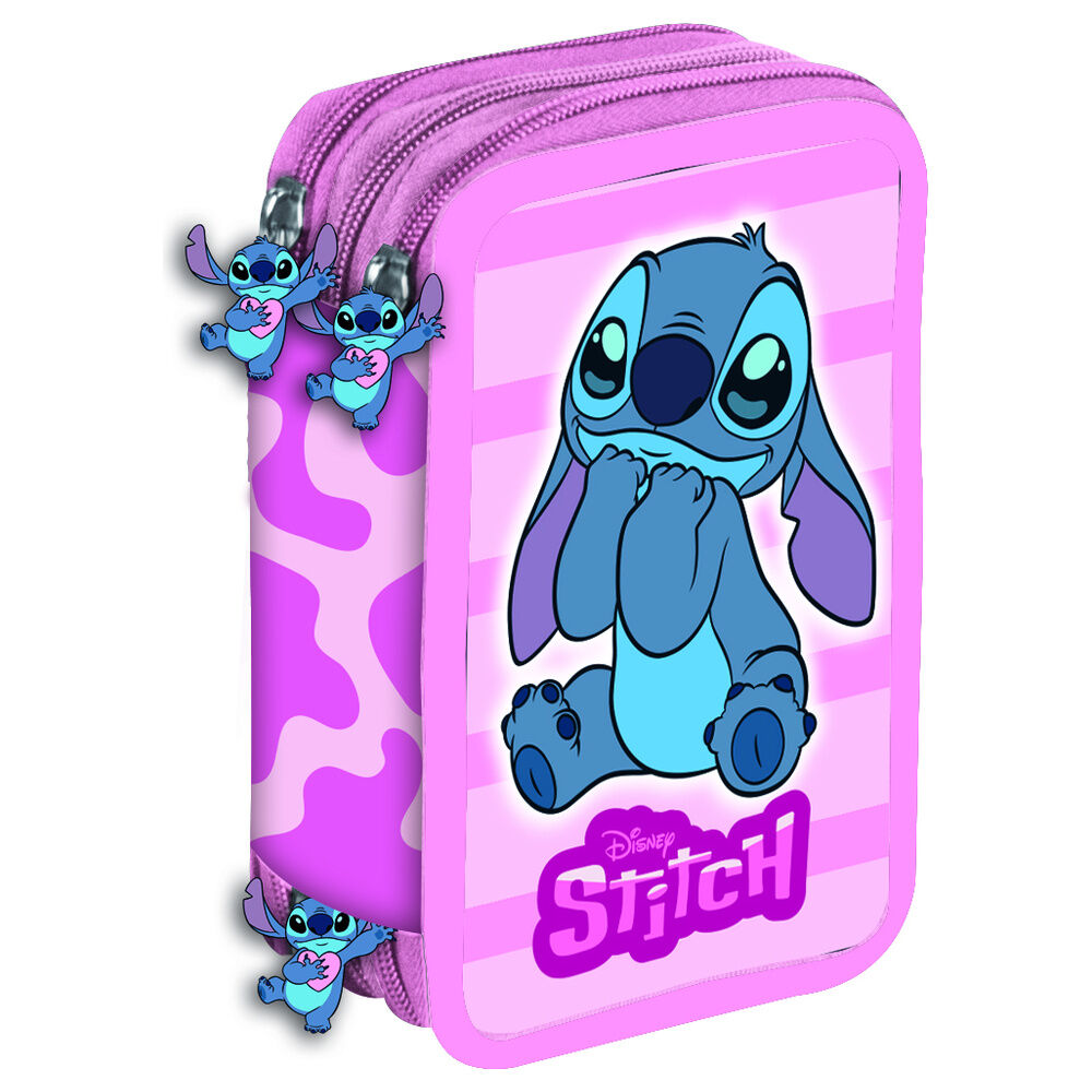 Trousse garnie triple Disney Stitch Lovely