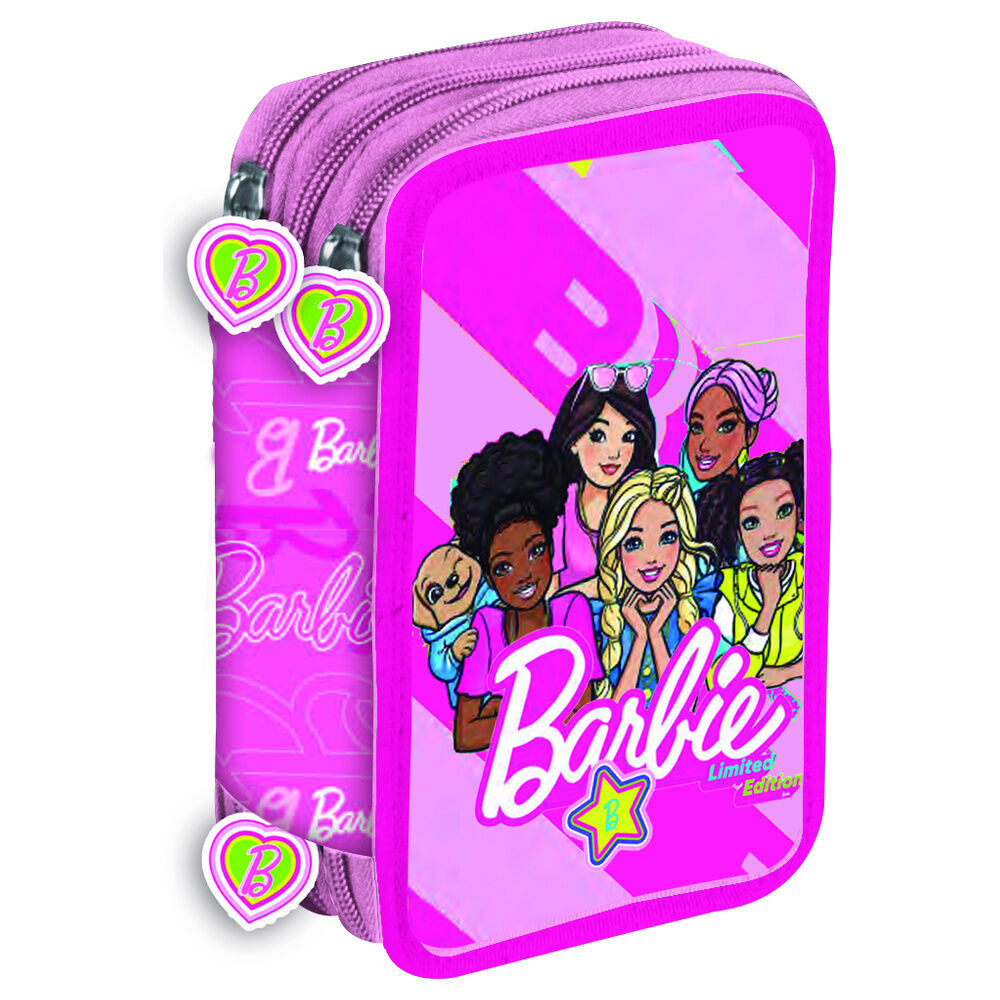 Trousse garnie triple Barbie