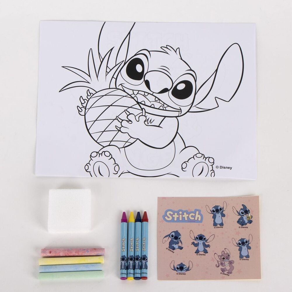 Set de papeterie Disney Stitch portable, vue 4