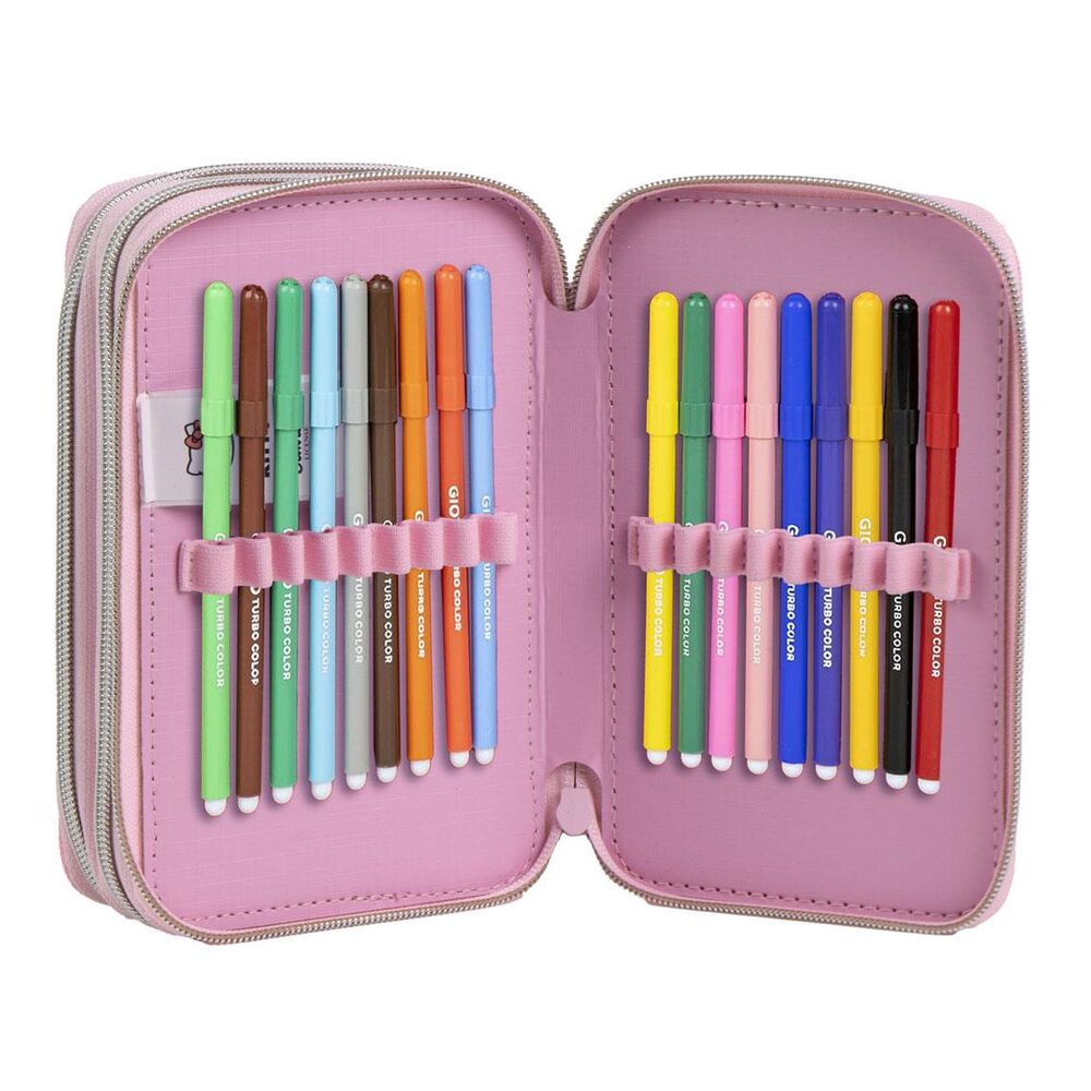 Trousse garnie triple Hello Kitty, vue 3