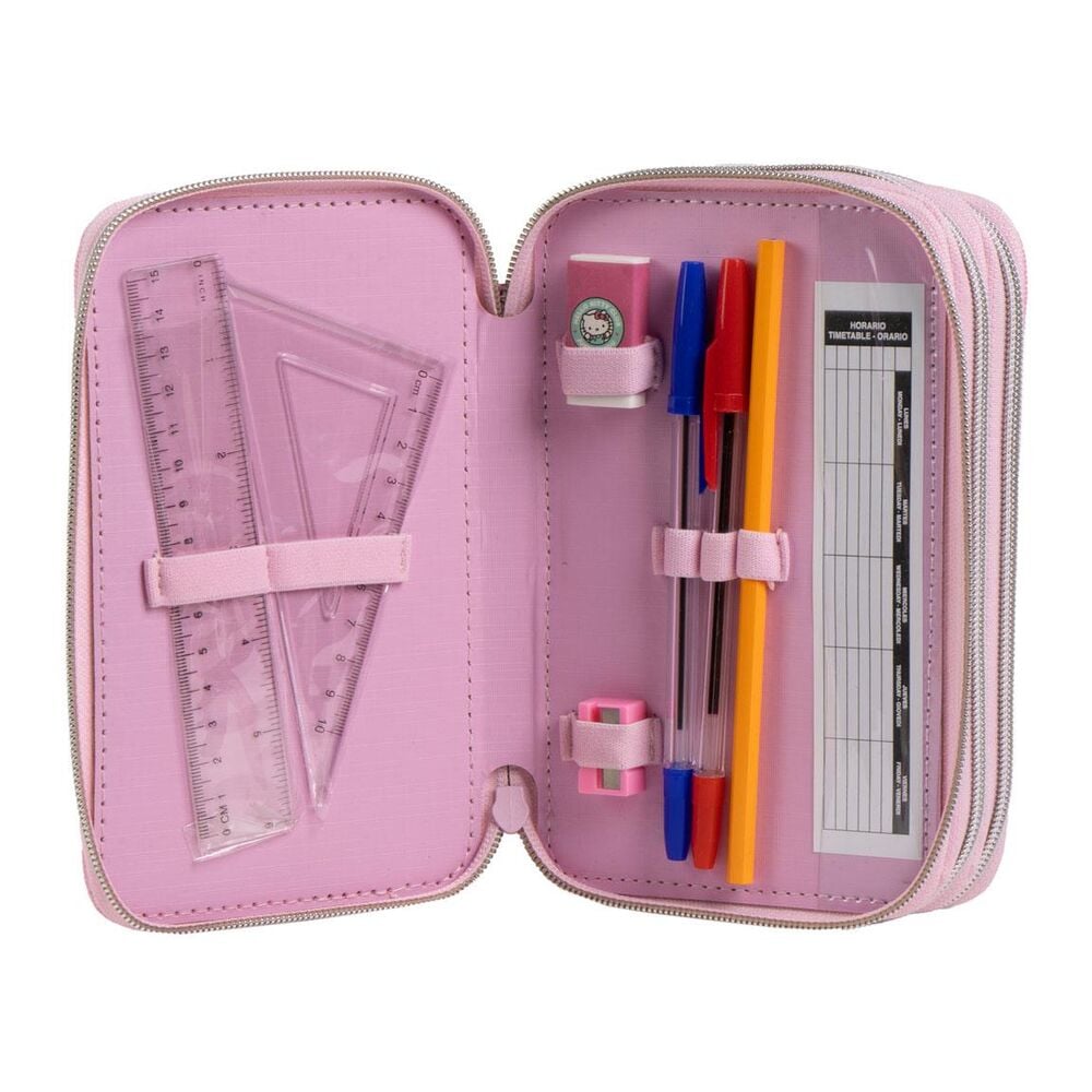 Trousse garnie triple Hello Kitty, vue 2