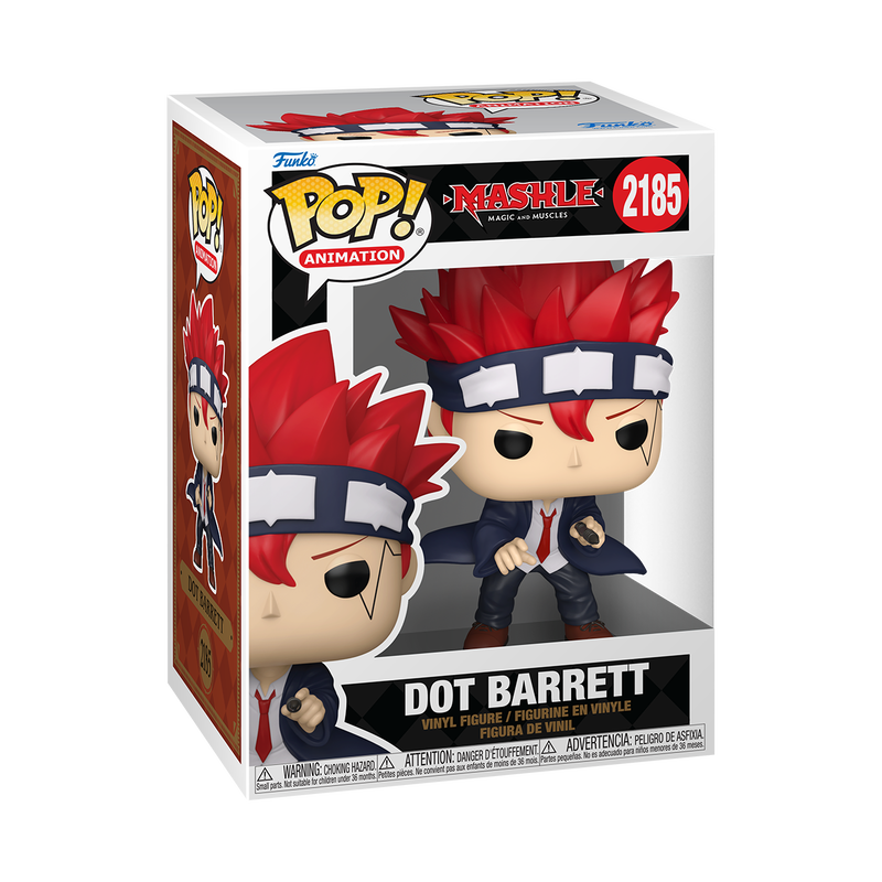 Figurine Funko POP! Mashle Dot Barrett 5 + 1 Chase, vue 2