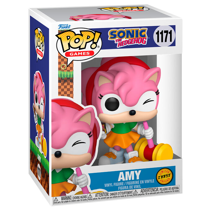 Figurine Funko POP! Sonic The Hedgehog Amy 5 + 1 Chase, vue 4