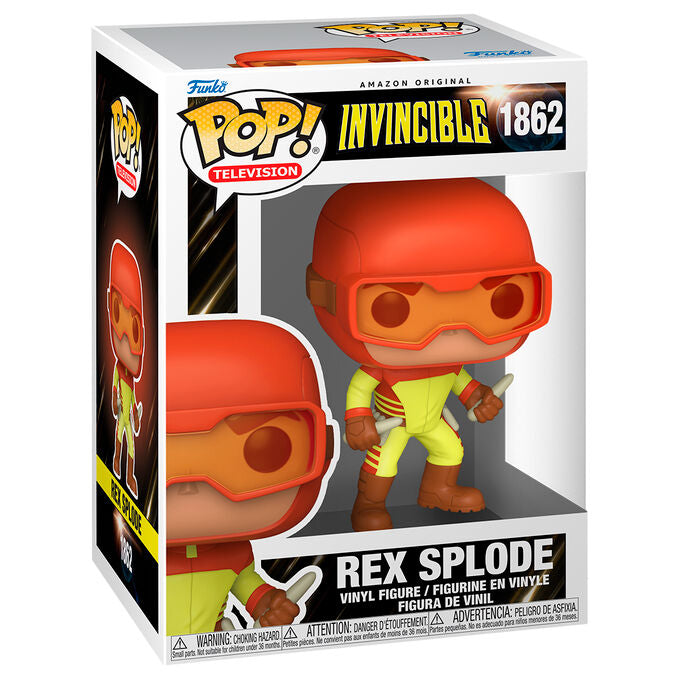Figurine Funko POP! Invincible Rex Splode 5 + 1 Chase, vue 2