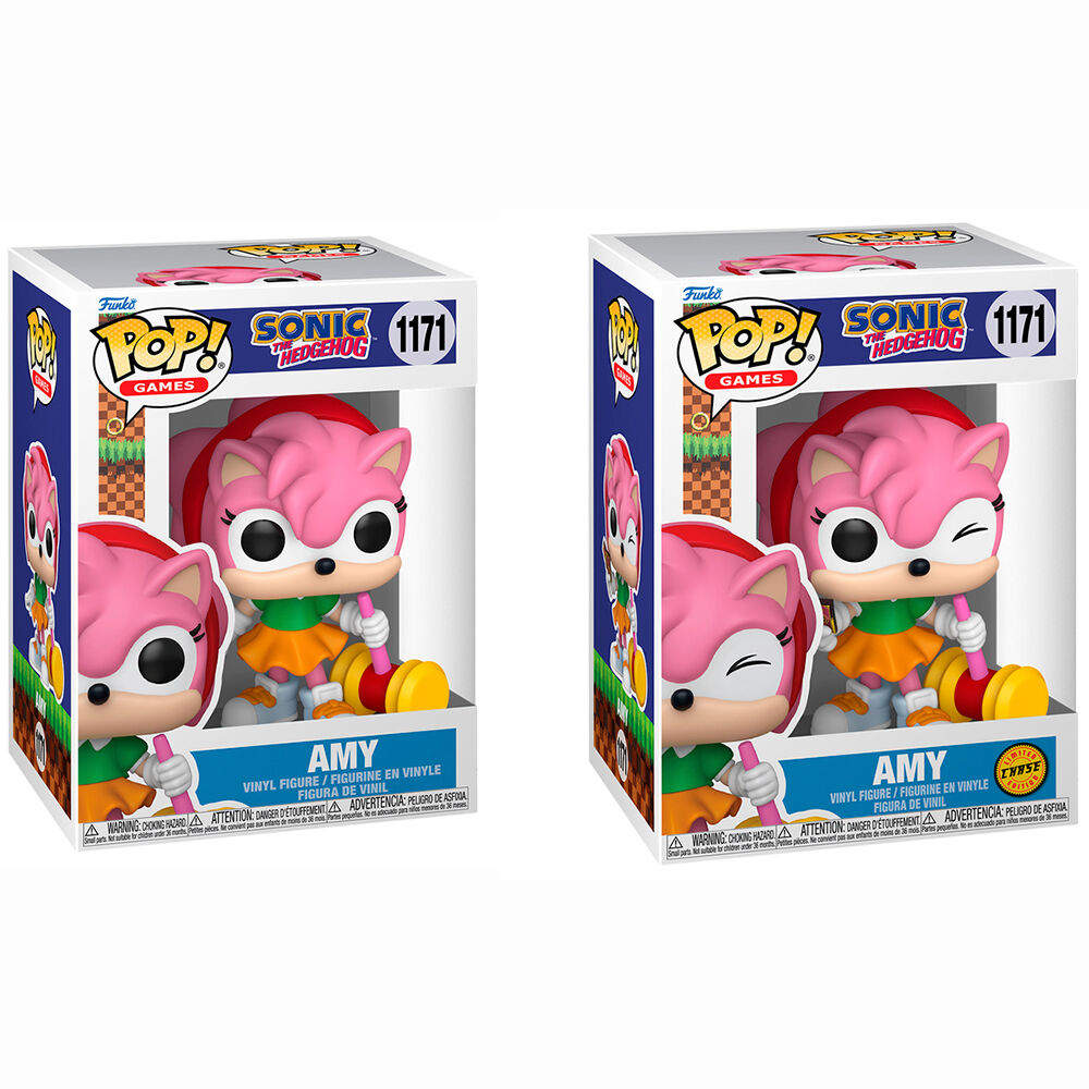 Figurine Funko POP! Sonic The Hedgehog Amy 5 + 1 Chase