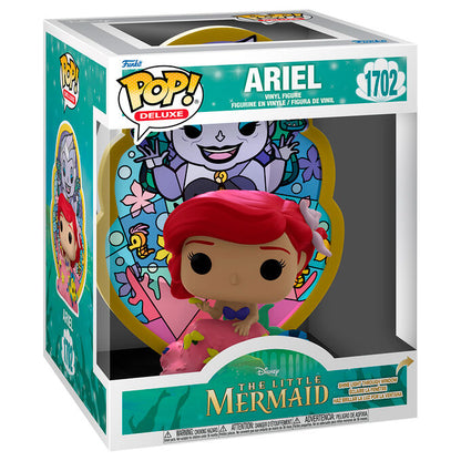 Figurine Funko POP! Deluxe Disney La Sirenita Ariel Ursula Stained Glass
