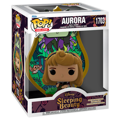 Figurine Funko POP! Deluxe Disney La Bella Durmiente Aurora Maleficent Stained Glass, vue 2