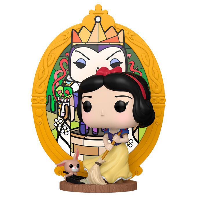 Figurine Funko POP! Deluxe Disney Snow White Blancanieves Evil Queen Stained Glass
