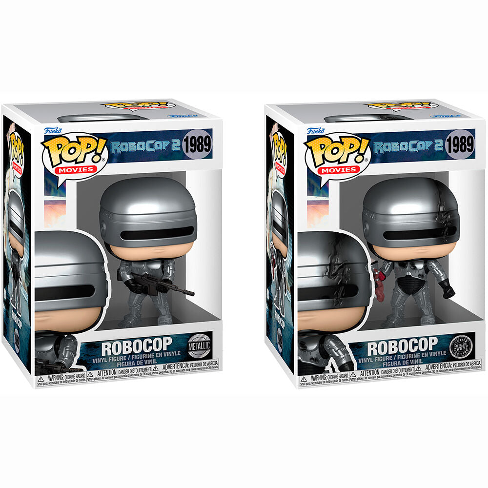 Figurine Funko POP! Robocop 2 Robocop 5 + 1 Chase, vue 5