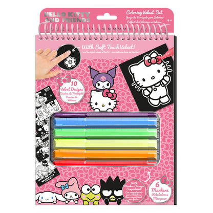 Cahier Hello Kitty and Friends + markers