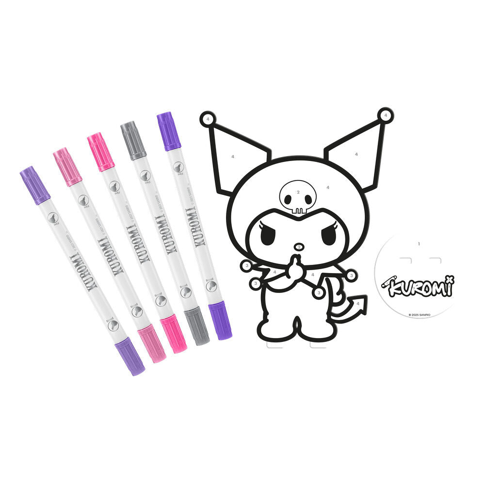 Coloriage Hello Kitty Kuromi, vue 2