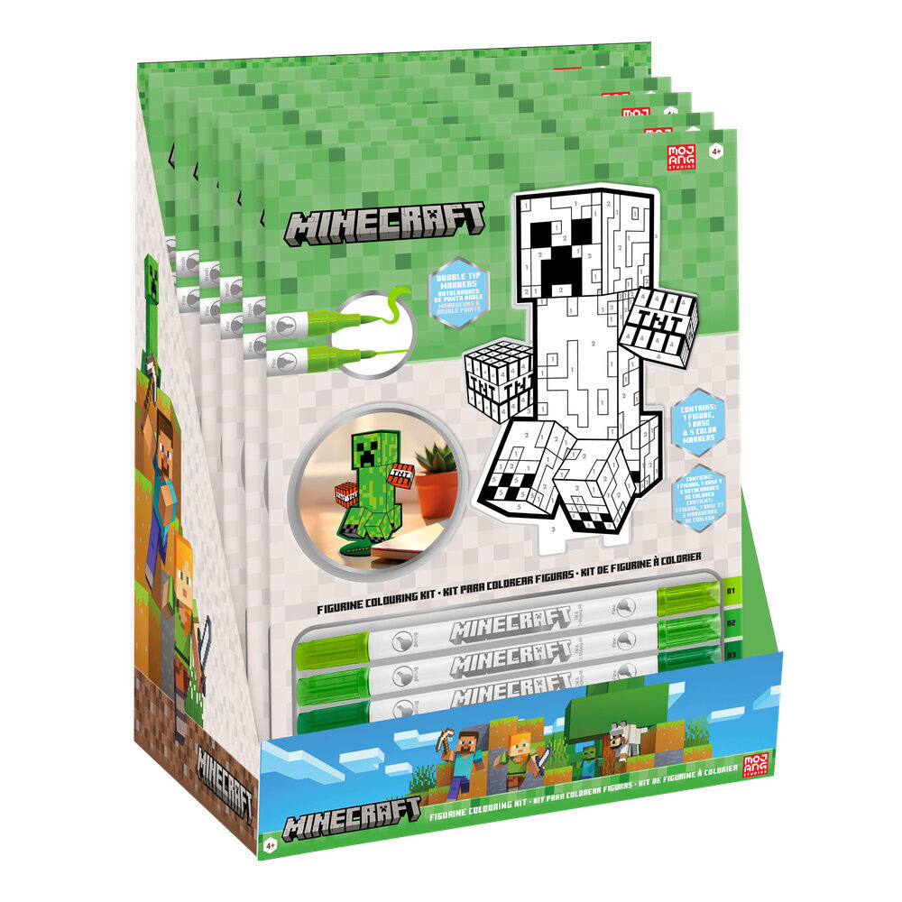 Coloriage Minecraft, vue 3