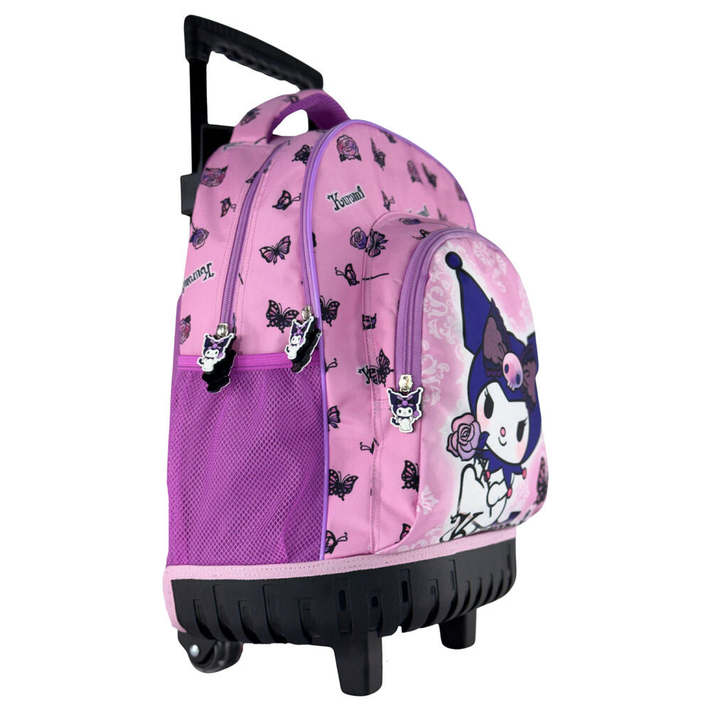 Cartable à roulettes Hello Kitty Kuromi Purple 44 cm