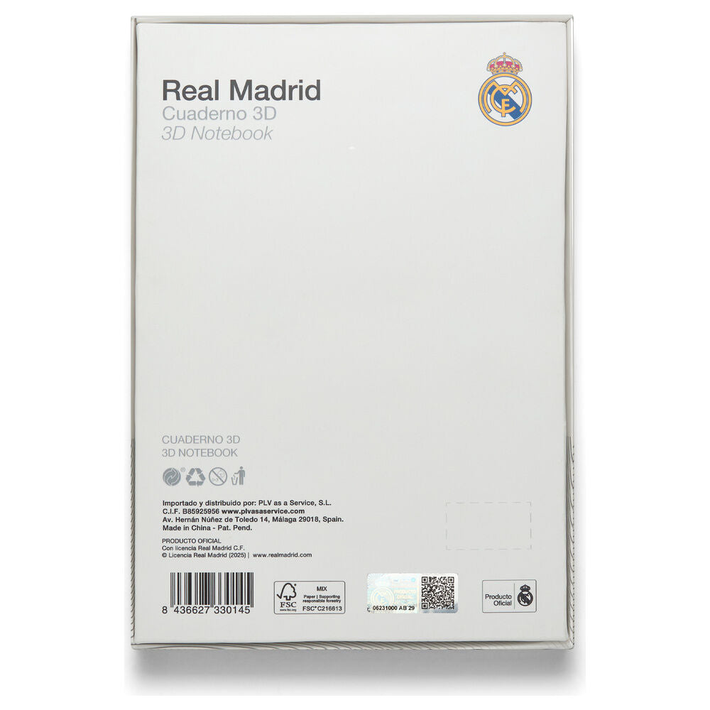 Cahier Real Madrid, vue 5