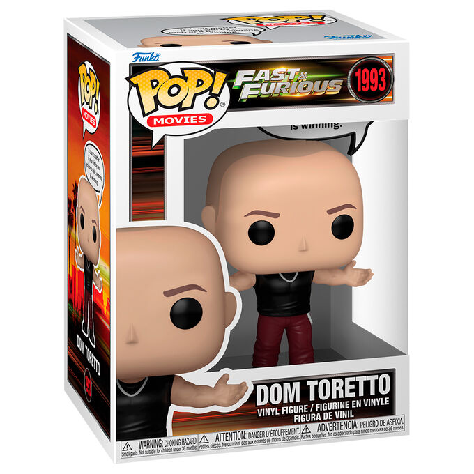 Figurine Funko POP! The Fast And The Furious Dom Toretto, vue 2