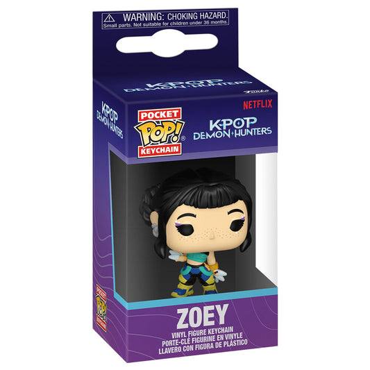 Porte-clés Funko Pocket POP! KPop Demon Hunters Zoey