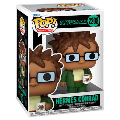 Figurine Funko POP! Futurama Hermes Conrad, vue 2
