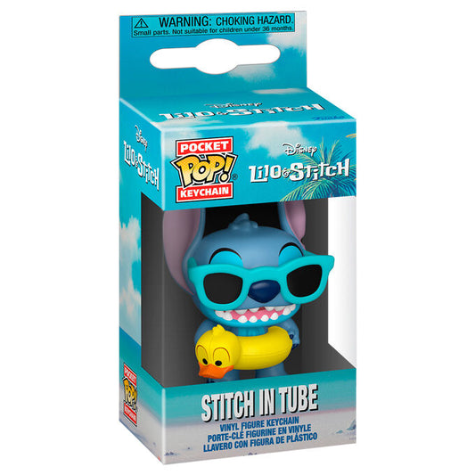 Porte-clés Funko Pocket POP! Disney Lilo & Stitch Stitch in Tube