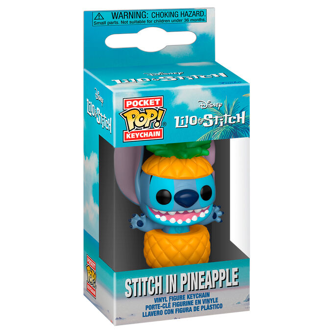 Porte-clés Funko Pocket POP! Disney Lilo & Stitch Stitch in Pineapple