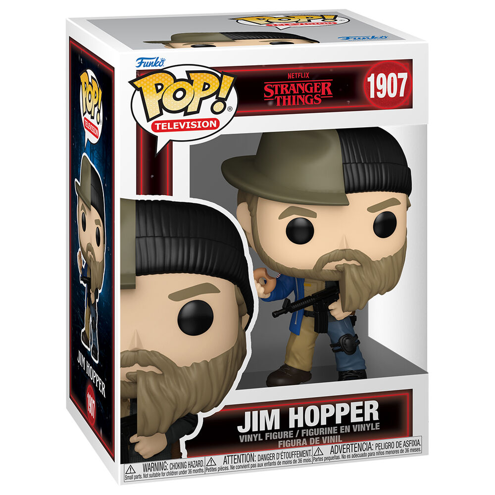 Figurine Funko POP! Stranger Things Jim Hopper, vue 2