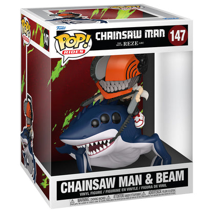 Figurine Funko POP! Rides Deluxe Chainsaw Man El Arco de Reze Chainsaw Man & Beam