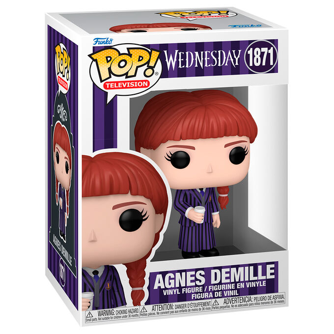 Figurine Funko POP! Miercoles Agnes Demille, vue 2