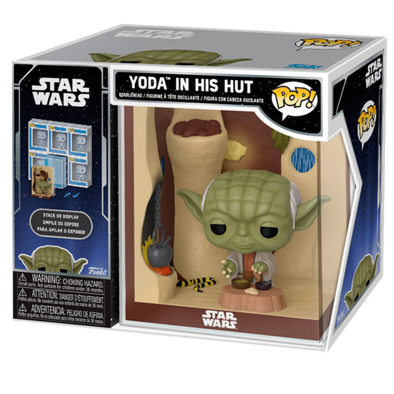 Figurine Funko POP! Nooks Star Wars Yoda in His Hut