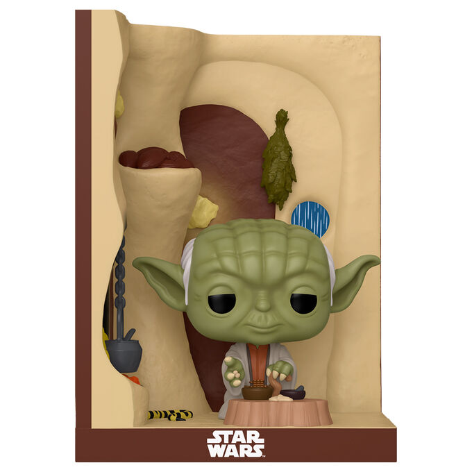 Figurine Funko POP! Nooks Star Wars Yoda in His Hut, vue 2