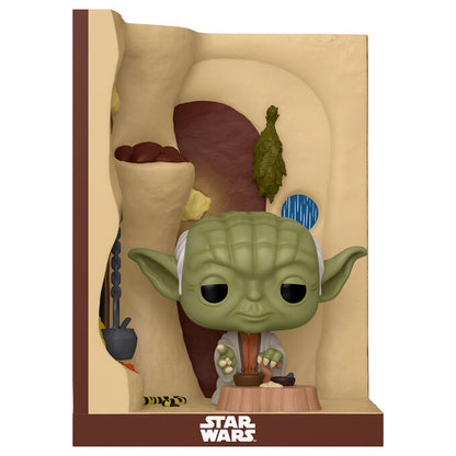 Figurine Funko POP! Nooks Star Wars Yoda in His Hut, vue 2