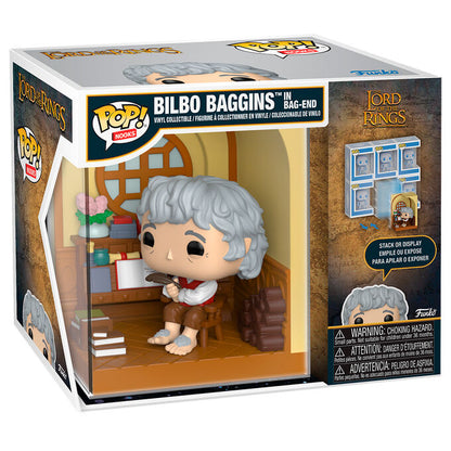 Figurine Funko POP! Nooks El Señor de los Anillos Bilbo Baggins in Bag End, vue 2