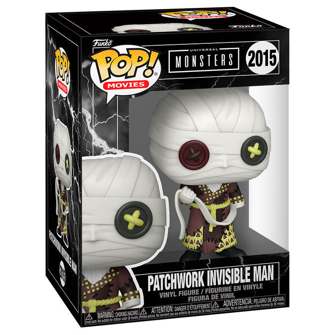 Figurine Funko POP! Universal Monsters Patchwork Invisible Man, vue 2