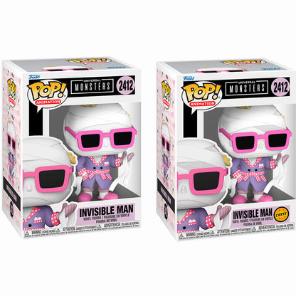 Figurine Funko POP! Universal Monsters Invisible Man 5 + 1 Chase, vue 5