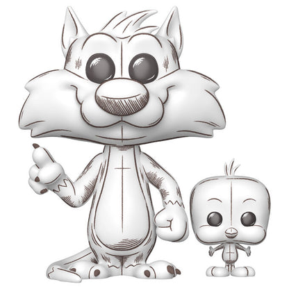 Figurine Funko POP! Looney Tunes Sylvester & Tweety, vue 2