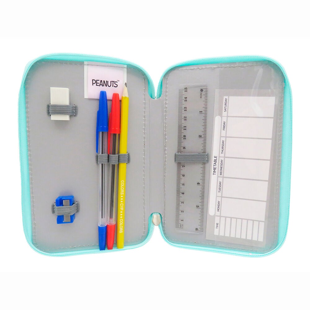 Trousse garnie triple Peanuts Snoopy, vue 3