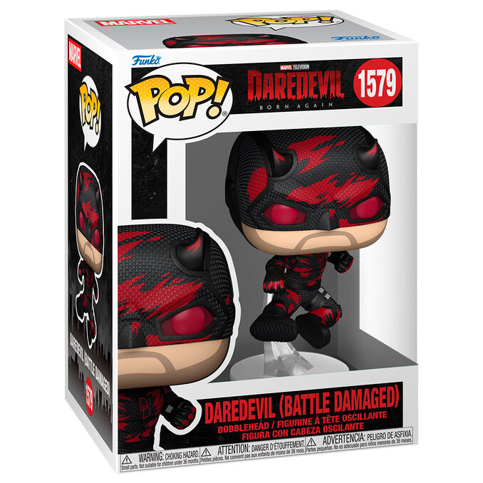 Figurine Funko POP! Marvel Daredevil Born Again Daredevil Battle Damaged