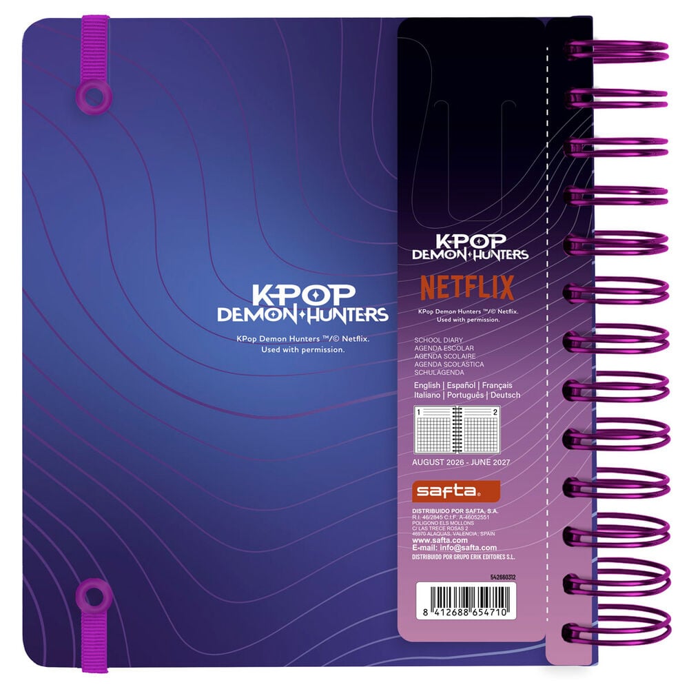 Agenda KPop Demon Hunters 2026/2027, vue 2